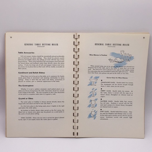 Vintage Glamour and the Hostess 1960s Marie Holmes Chatelaine Spiral Bound Book - Picture 9 of 15